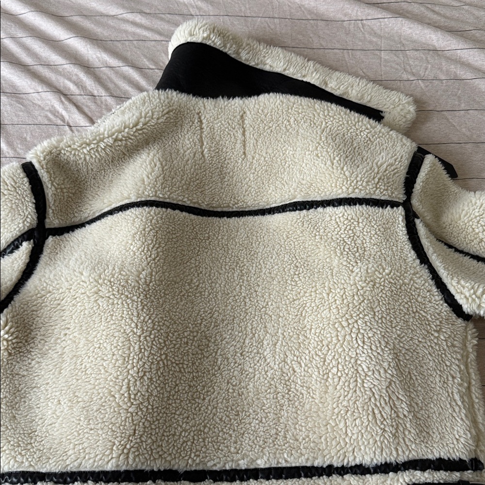 Zara faux fur Sherpa jacket - Picture 7 of 7